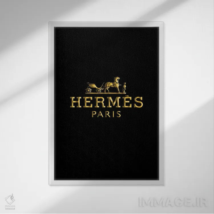 تابلو دکوراتیو هرمس اثر پل رومر - نمای قابدار سفید