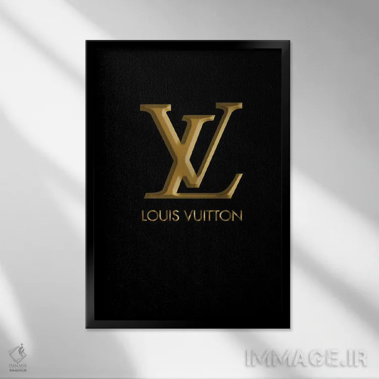 تابلو دکوراتیو لویی ویتون اثر پل رومر - نمای قابدار مشکی