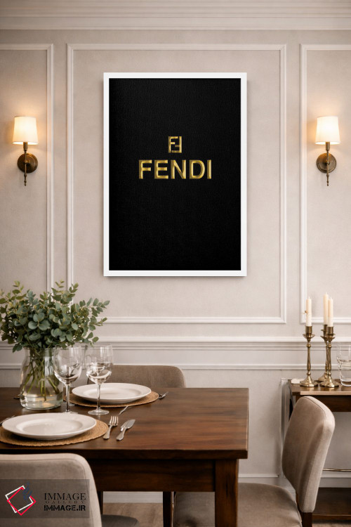 تابلو دکوراتیو فندی اثر پل رومر - D1W