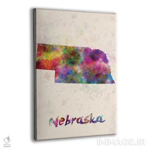 تابلو دکوراتیو نبراسکا اثر پل رومر - نمای پرسپکتیو محصول