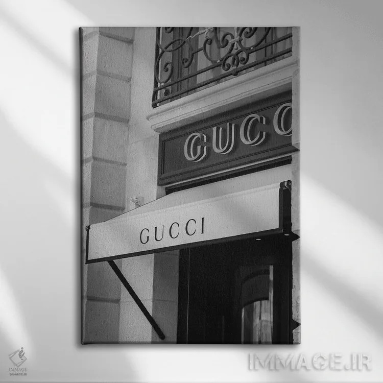 تابلو دکوراتیو گوچی اثر پل رومر - نمای روبهرو روی دیوار
