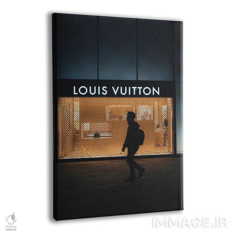تابلو دکوراتیو عکاسی مد لویی ویتون اثر پل رومر - نمای پرسپکتیو محصول