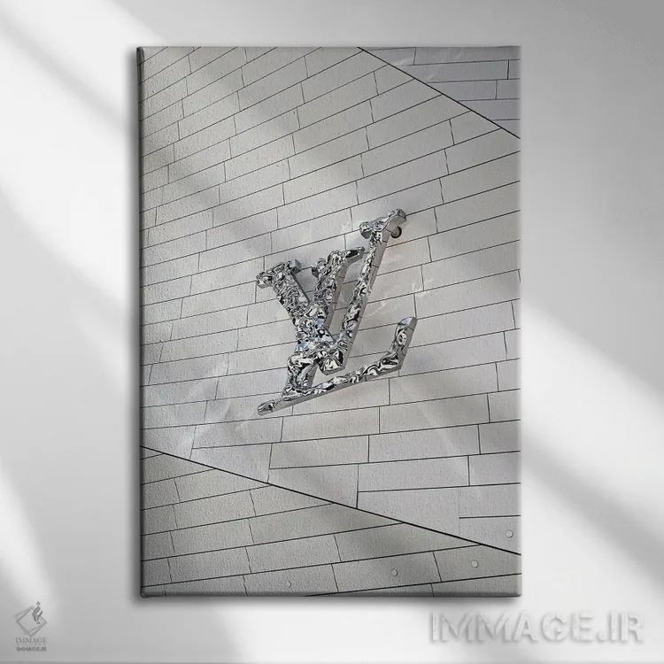 تابلو دکوراتیو عکاسی مد لویی ویتون ۳ اثر پل رومر - نمای روبهرو روی دیوار
