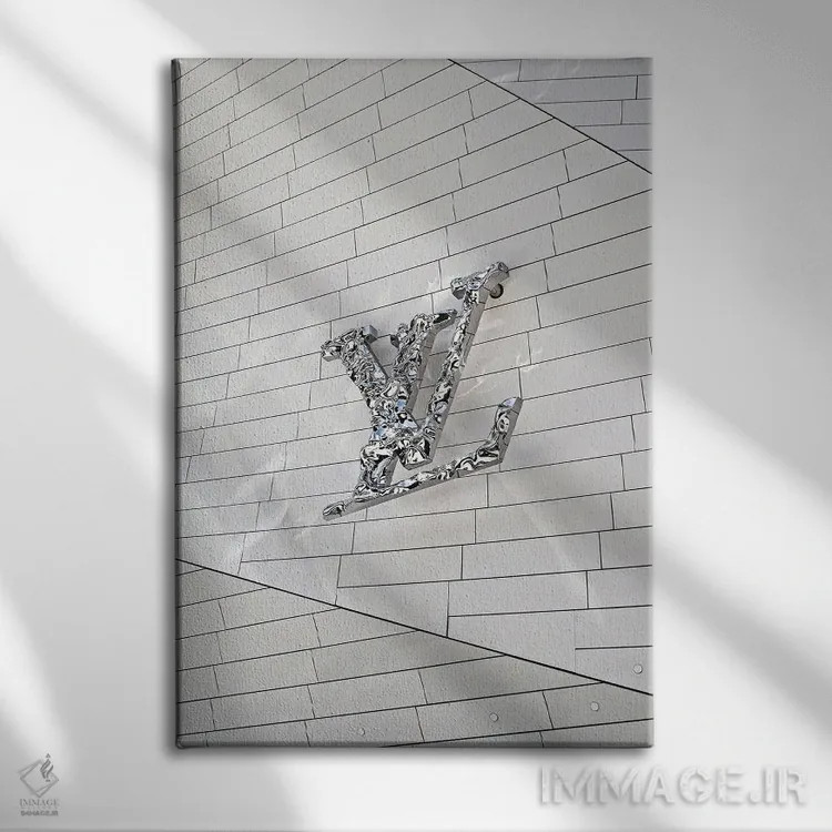 تابلو دکوراتیو عکاسی مد لویی ویتون ۳ اثر پل رومر - نمای روبهرو روی دیوار