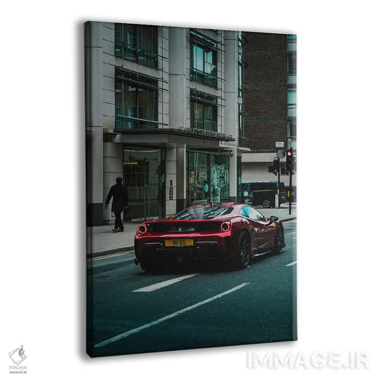 تابلو دکوراتیو پوستر مد و لاکچری ۴ اثر پل رومر - نمای پرسپکتیو محصول