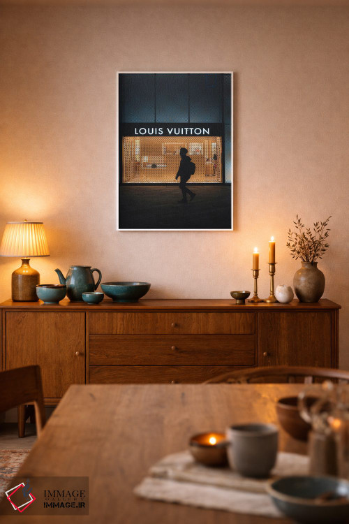تابلو دکوراتیو عکاسی مد لویی ویتون اثر پل رومر - D4W