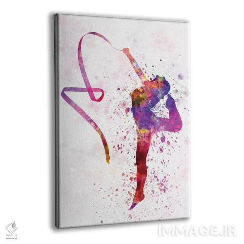 تابلو دکوراتیو ژیمناستیک ریتمیک ۲ اثر پل رومر - نمای پرسپکتیو محصول