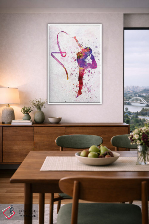 تابلو دکوراتیو ژیمناستیک ریتمیک ۲ اثر پل رومر - D4W