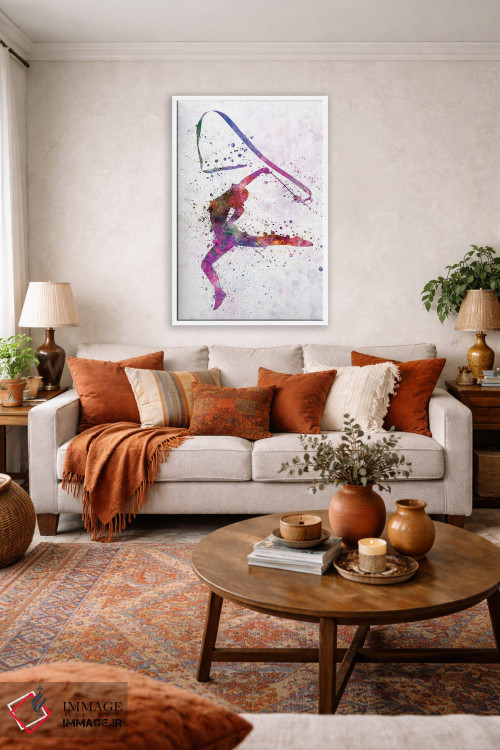 تابلو دکوراتیو ژیمناستیک ریتمیک شماره ۳ اثر پل رومر - D2W