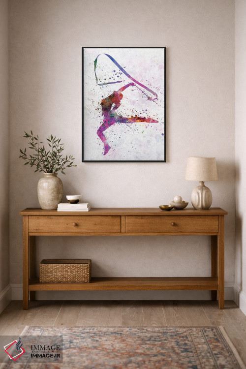 تابلو دکوراتیو ژیمناستیک ریتمیک شماره ۳ اثر پل رومر - D1B