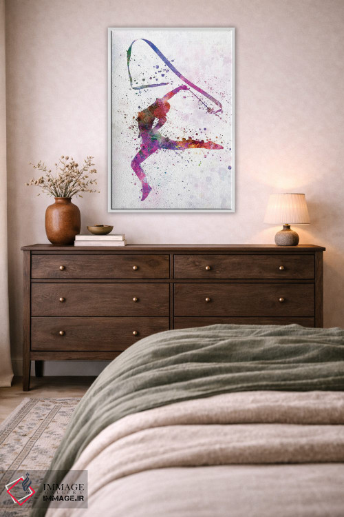 تابلو دکوراتیو ژیمناستیک ریتمیک شماره ۳ اثر پل رومر - D3W