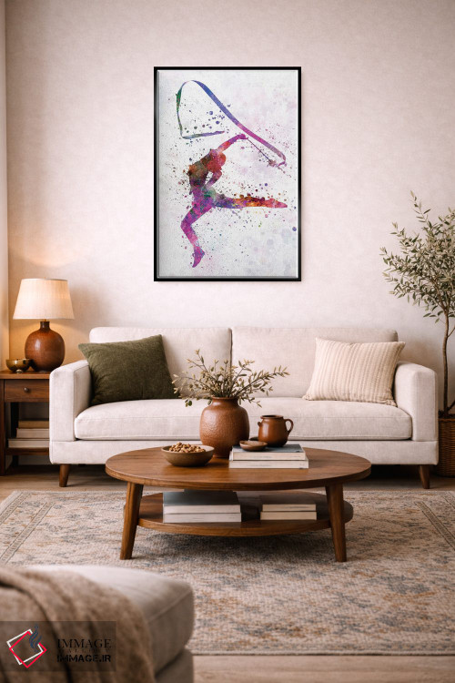 تابلو دکوراتیو ژیمناستیک ریتمیک شماره ۳ اثر پل رومر - D5B