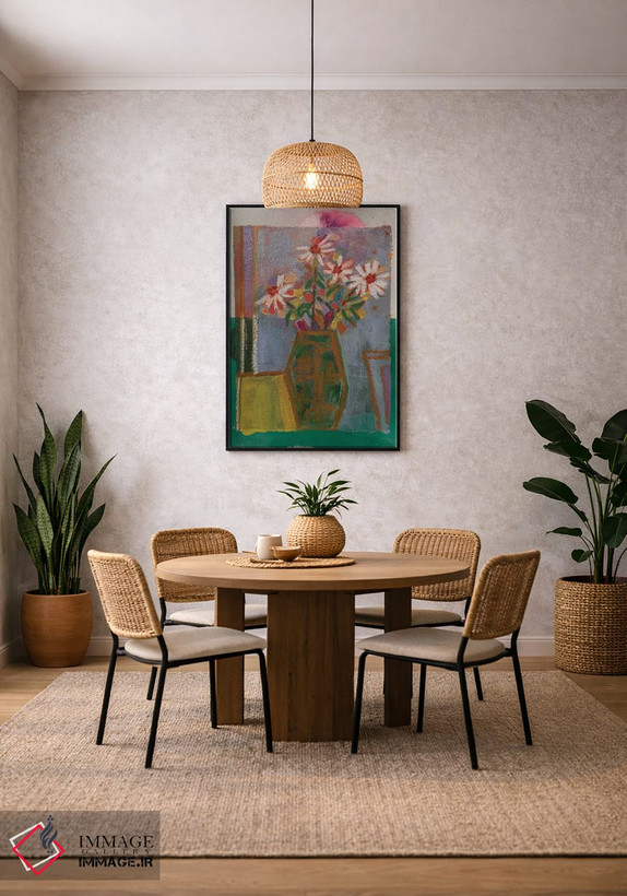 تابلو دکوراتیو گلدان مارتا اثر پاونی سی - D3B