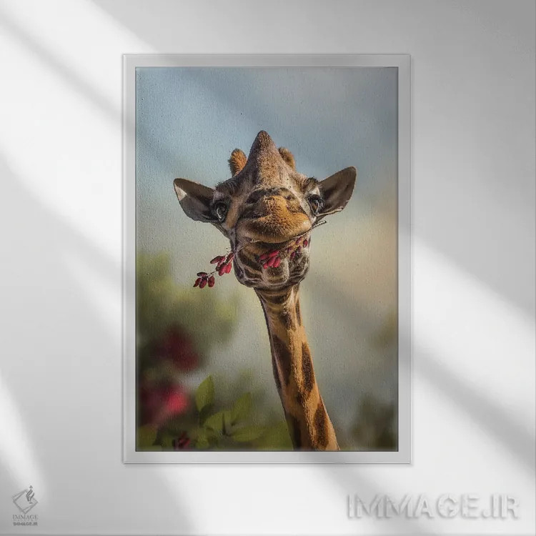 تابلو دکوراتیو هدیه کوچک اثر پتسی وینگارت - نمای قابدار سفید