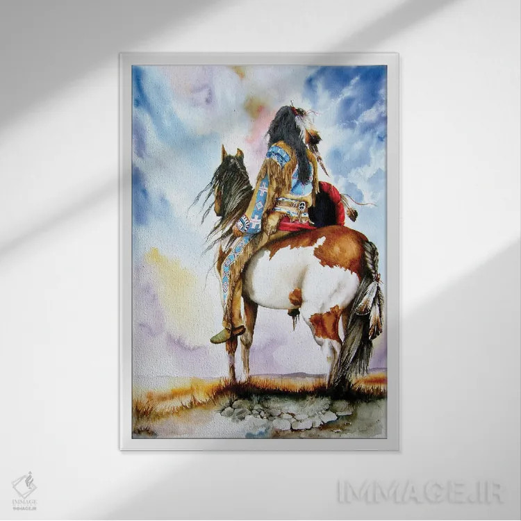تابلو دکوراتیو به سوی سرزمین موعود اثر پیتر ویلیامز - نمای قابدار سفید
