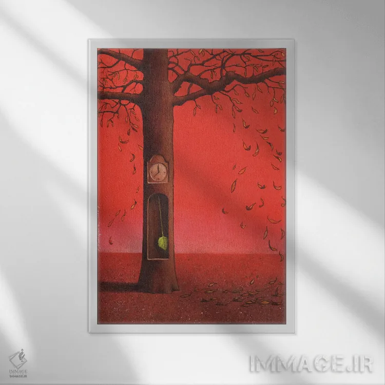 تابلو دکوراتیو امید اثر پاول کوچینسکی - نمای قابدار سفید