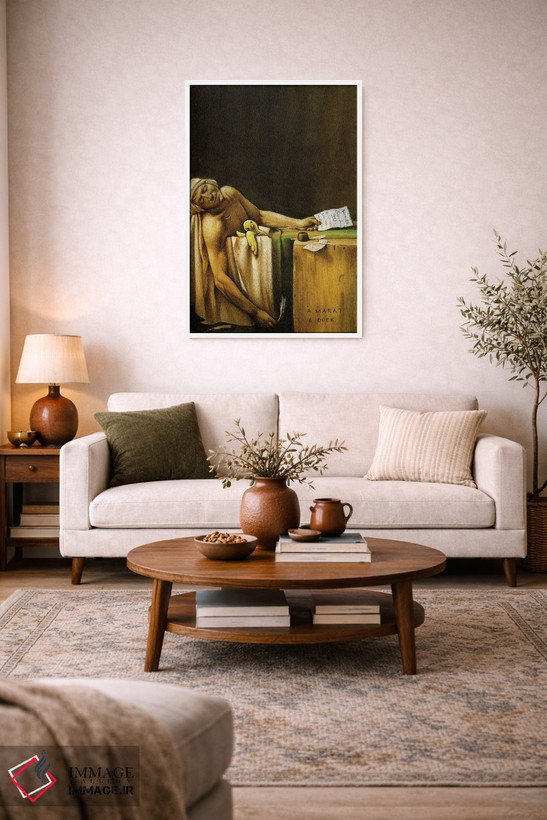 تابلو دکوراتیو مرگ مارا و اردک اثر پاول کوچینسکی - D3W