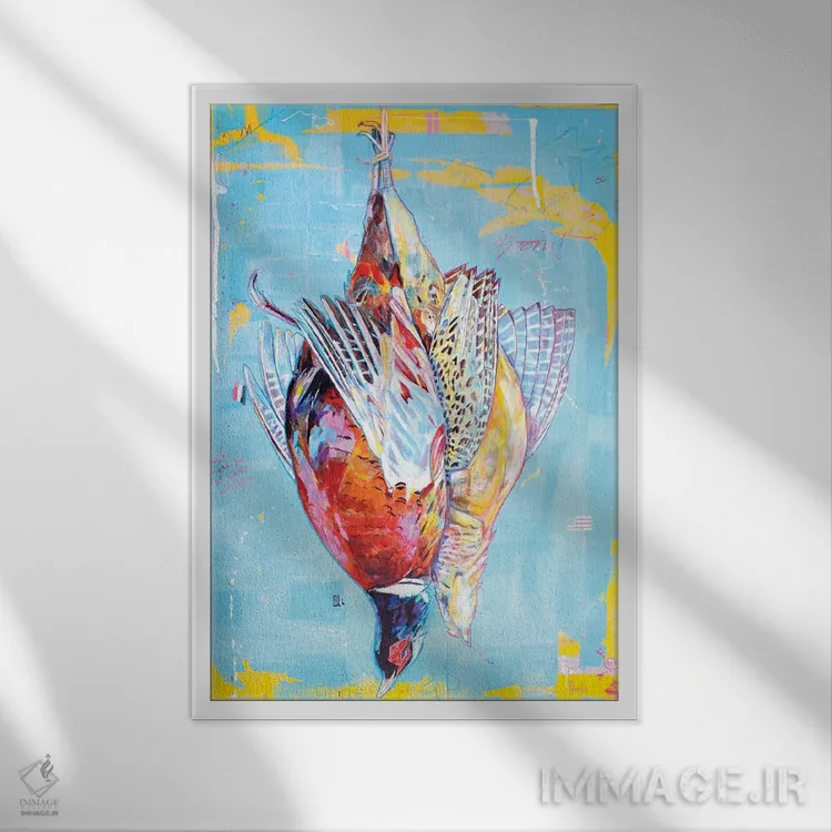 تابلو دکوراتیو خودت را آماده کن اثر پل وارد - نمای قابدار سفید