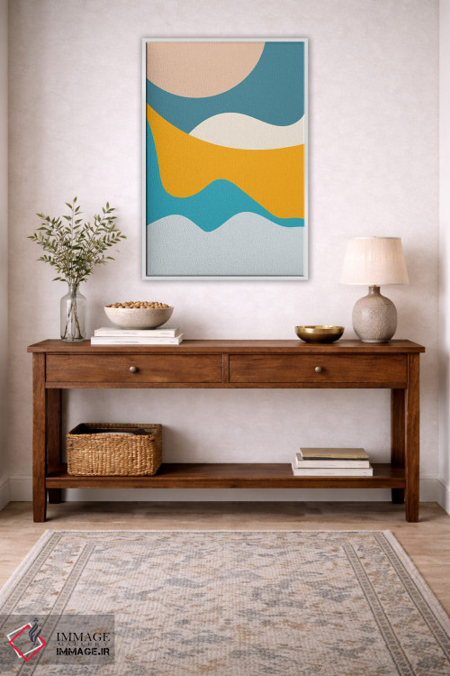 تابلو مینیمال تپه های تیال میتا چهارده اثر پیکسی پیپر - D2W