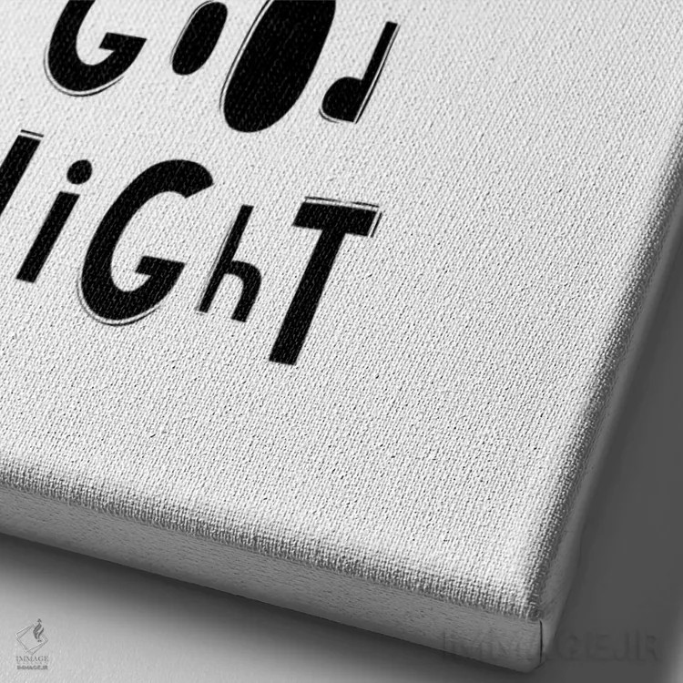 تابلو دکوراتیو شب خوش سیاره اثر پیکسی پیپر - نمای نزدیک بافت بوم