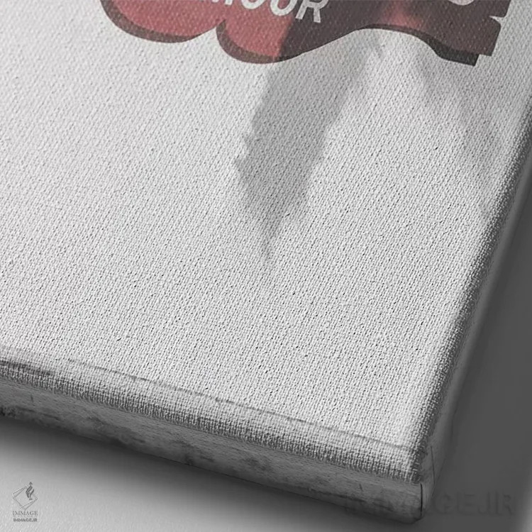 تابلوی قدیمی اسلحه اثر پیکسی پیپر - نمای نزدیک بافت بوم