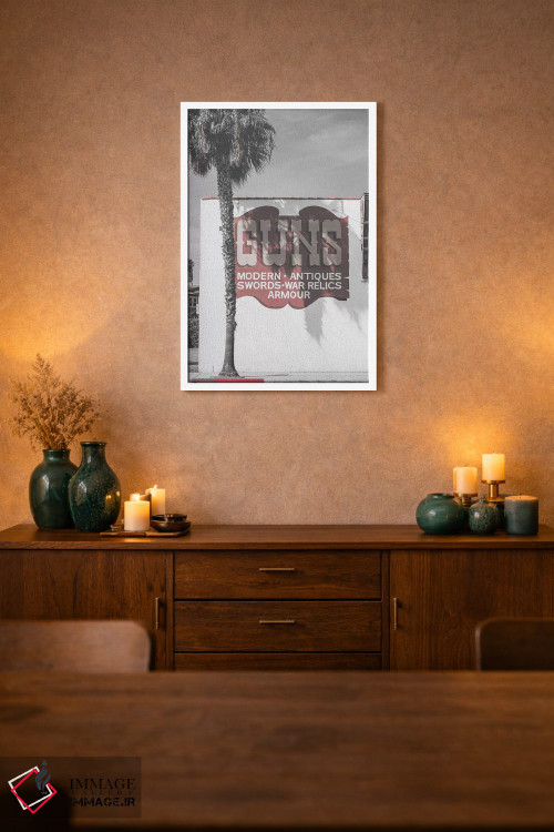 تابلوی قدیمی اسلحه اثر پیکسی پیپر - D1W