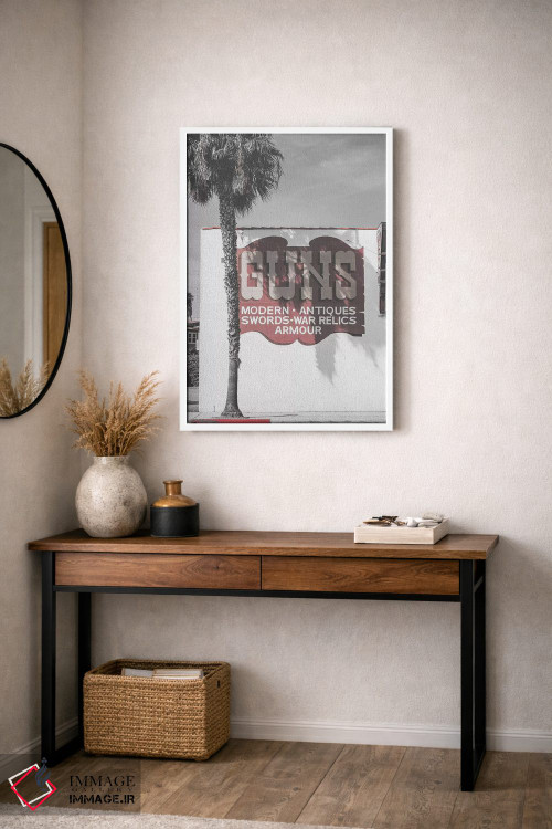 تابلوی قدیمی اسلحه اثر پیکسی پیپر - D4W