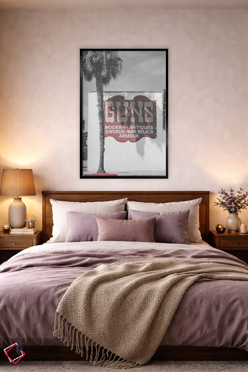 تابلوی قدیمی اسلحه اثر پیکسی پیپر - D5B