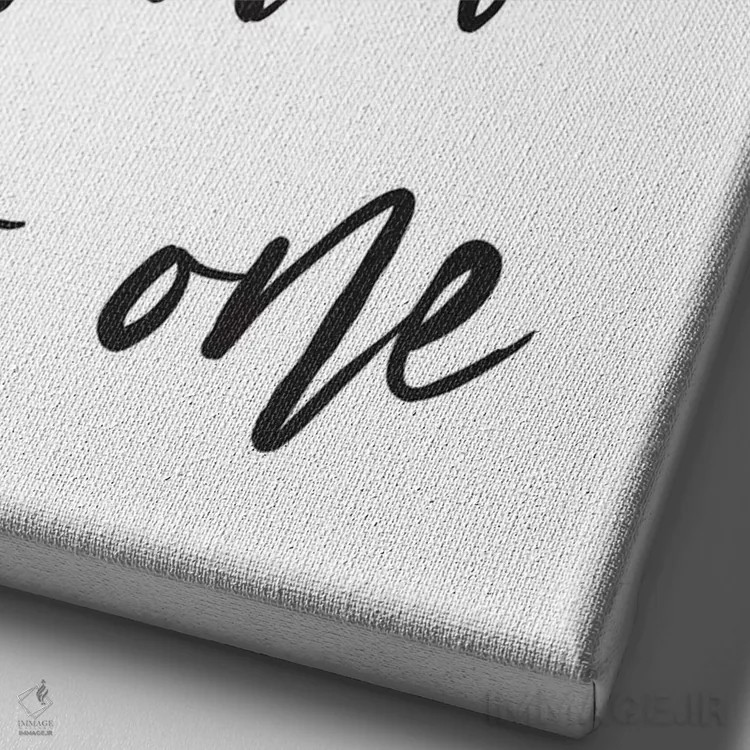 تابلو دکوراتیو از همه بیاموز اثر پیکسی پیپر - نمای نزدیک بافت بوم