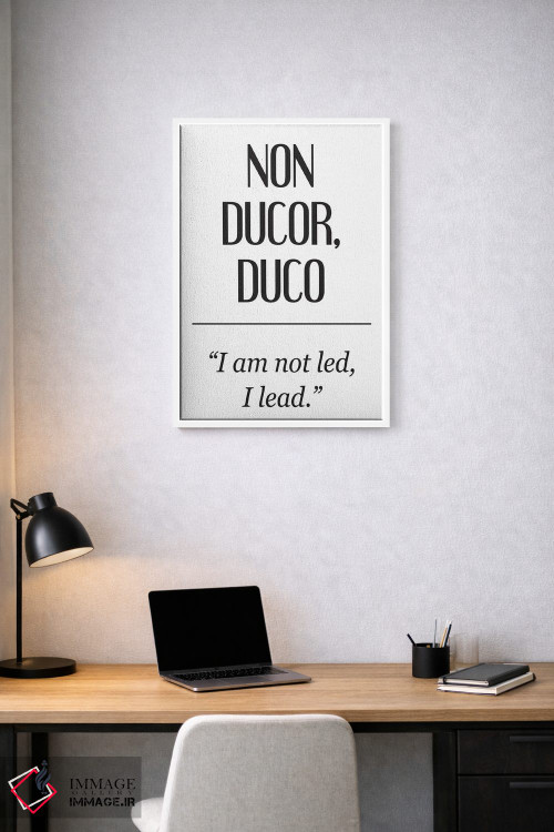 تابلو دکوراتیو معانی لاتین - نون دوکور اثر پیکسی پیپر - D1W