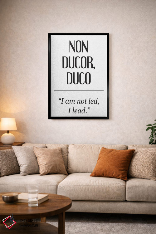 تابلو دکوراتیو معانی لاتین - نون دوکور اثر پیکسی پیپر - D3B