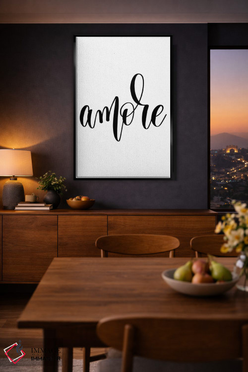 تابلو مینیمال عشق اثر پیکسی پیپر - D2B