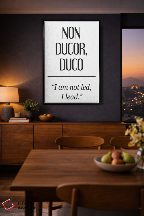 تابلو دکوراتیو معانی لاتین - نون دوکور اثر پیکسی پیپر - D2B