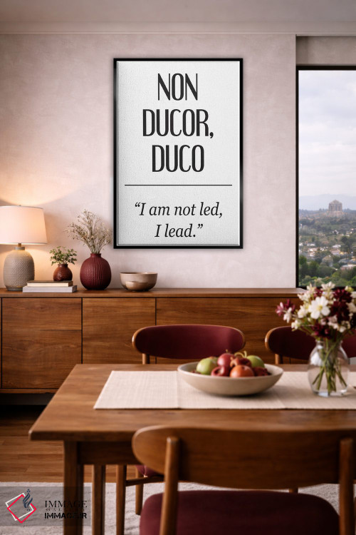 تابلو دکوراتیو معانی لاتین - نون دوکور اثر پیکسی پیپر - D4B