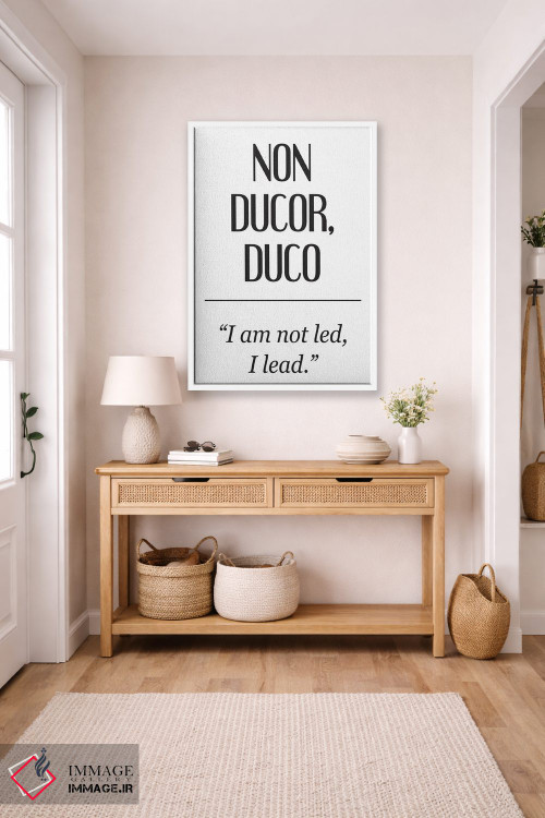 تابلو دکوراتیو معانی لاتین - نون دوکور اثر پیکسی پیپر - D5W