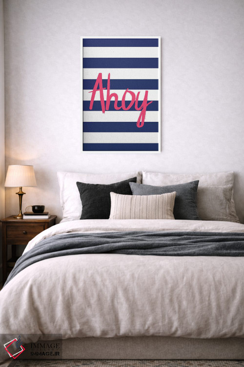 تابلو دکوراتیو سلام صورتی اثر پیکسی پیپر - D6W