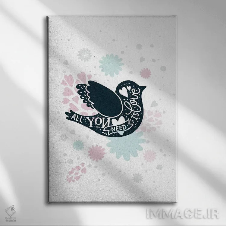 تابلو دکوراتیو طرح های یونیکورن فوق العاده اثر پیکسی پیپر - نمای روبهرو روی دیوار