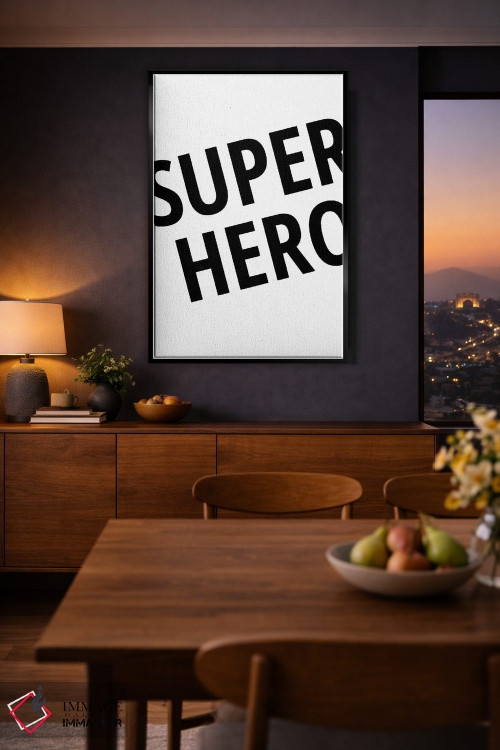 تابلو دکوراتیو ابر قهرمان اثر پیکسی پیپر - D2B