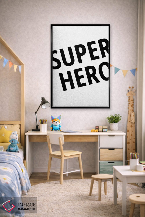 تابلو دکوراتیو ابر قهرمان اثر پیکسی پیپر - D3B