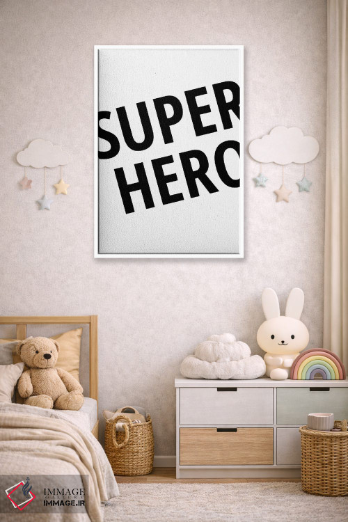 تابلو دکوراتیو ابر قهرمان اثر پیکسی پیپر - D4W