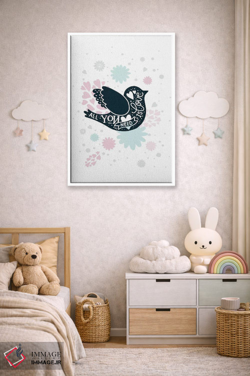 تابلو دکوراتیو طرح های یونیکورن فوق العاده اثر پیکسی پیپر - D5W