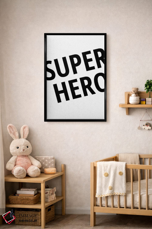 تابلو دکوراتیو ابر قهرمان اثر پیکسی پیپر - D6B
