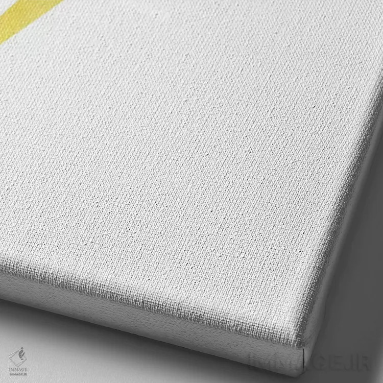 تابلو دکوراتیو تصویر آبرنگی رعد و برق اثر پیکسی پیپر - نمای نزدیک بافت بوم