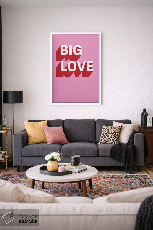 تابلو مدرن عشق بزرگ اثر پیکسی پیپر - D3W