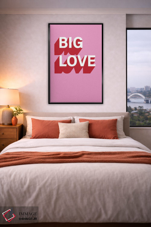 تابلو مدرن عشق بزرگ اثر پیکسی پیپر - D4B