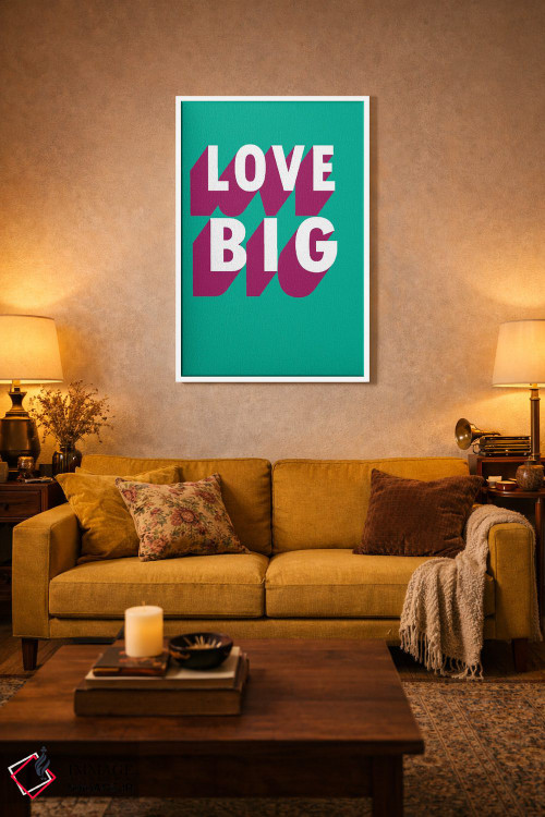 تابلو مدرن عشق - سایه بزرگ اثر پیکسی پیپر - D3W