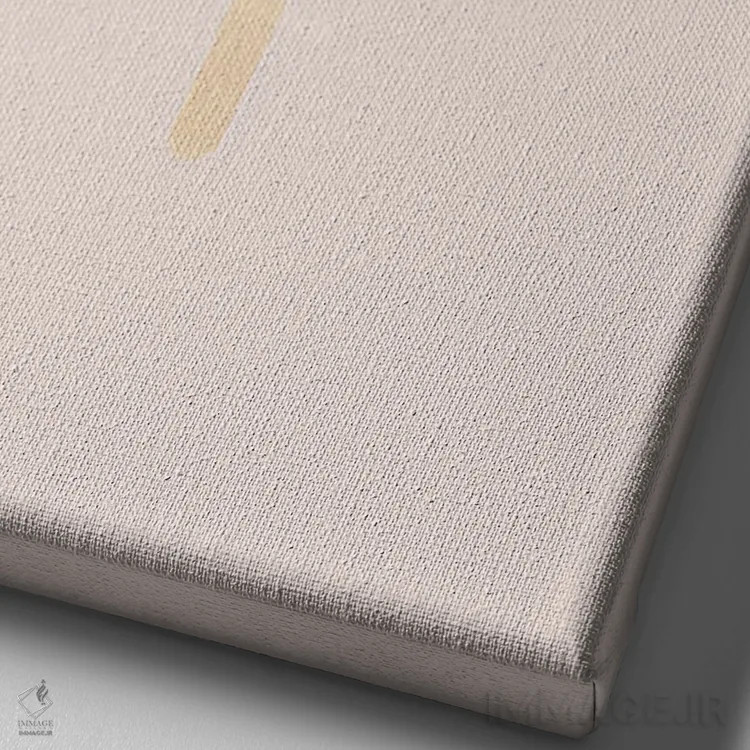 تابلو مینیمال قرمز آب شده اثر پیکسی پیپر - نمای نزدیک بافت بوم