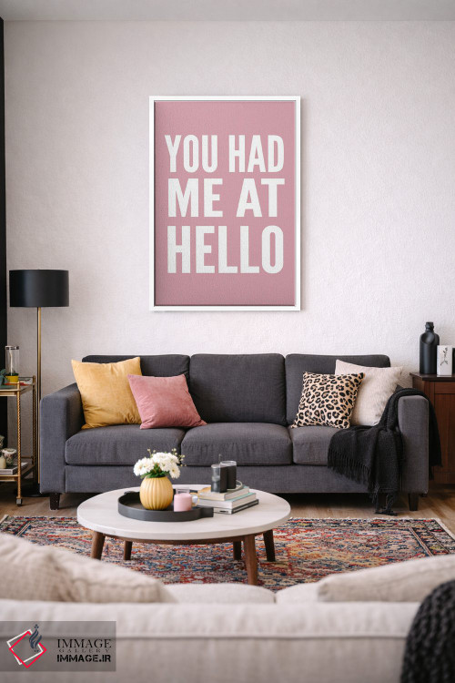 تابلو دکوراتیو از سلامت دلم را بردی اثر پیکسی پیپر - D3W