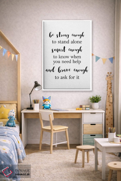 تابلو دکوراتیو به اندازه کافی قوی باش اثر پیکسی پیپر - D1W