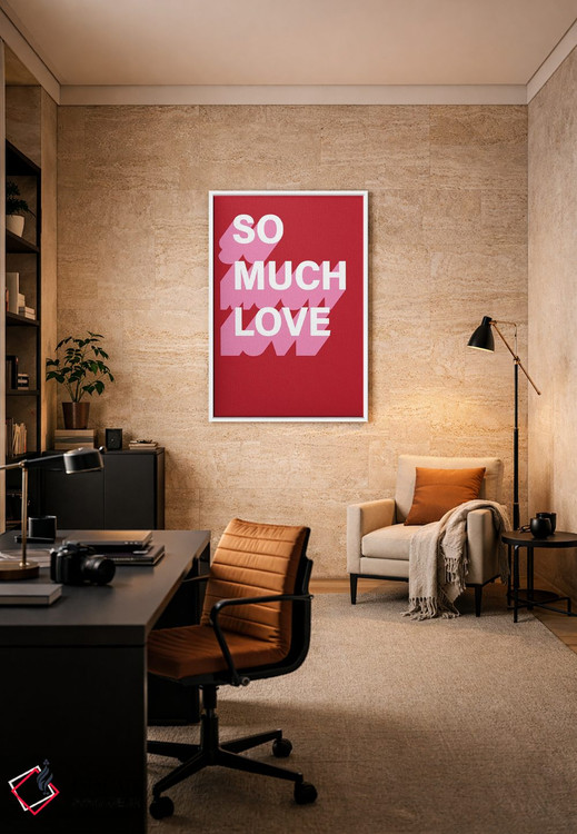 تابلو مدرن سایه ای از عشق فراوان اثر پیکسی پیپر - D5W